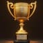 Golden trophy
